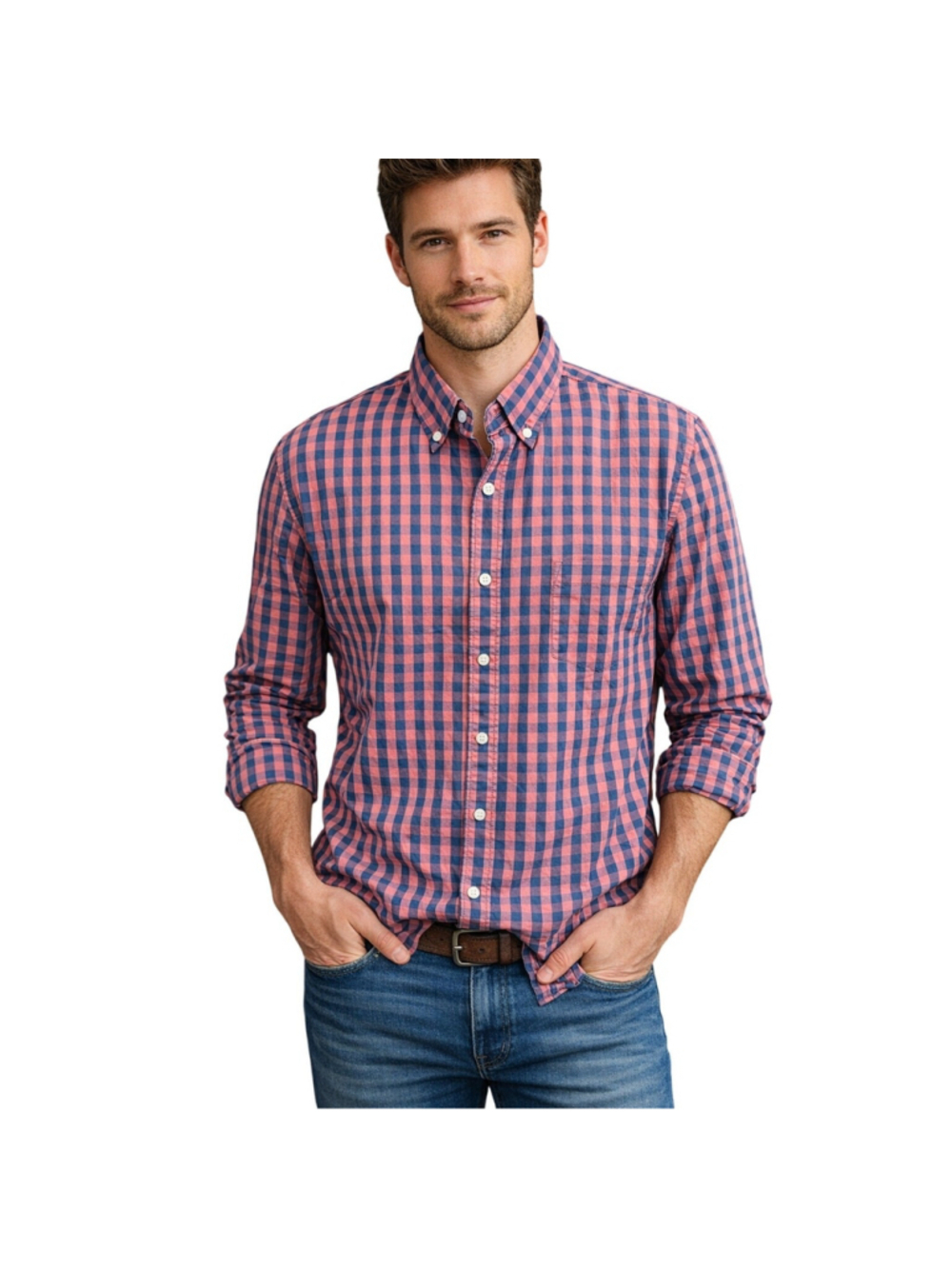 J Crew Slim Untucked Button Up Dress Shirt XL Long Sleeve